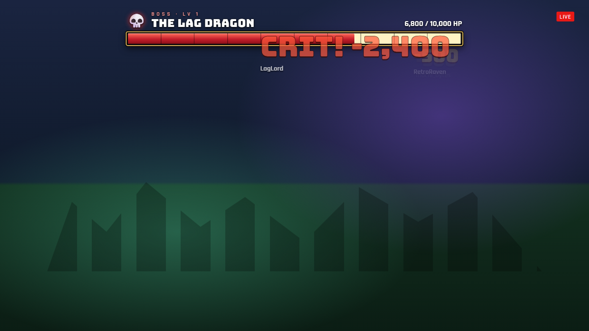 Boss Health Bar Goal overlay preview