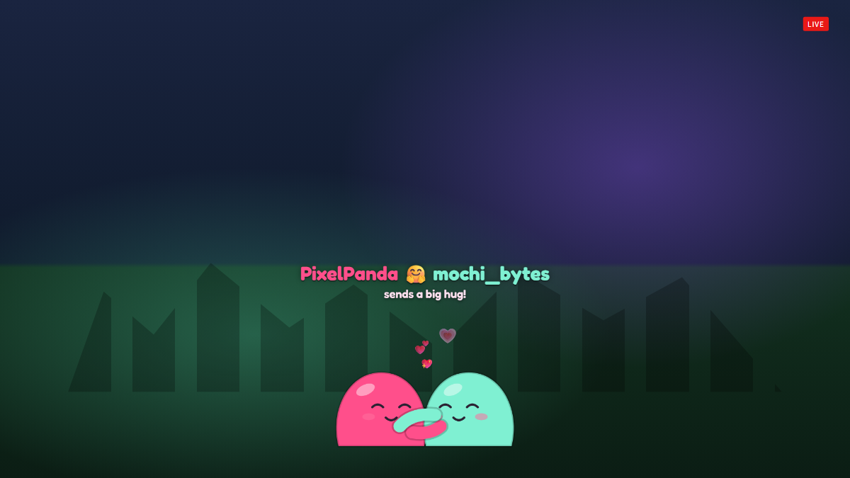 !hug Blob Hugs overlay preview
