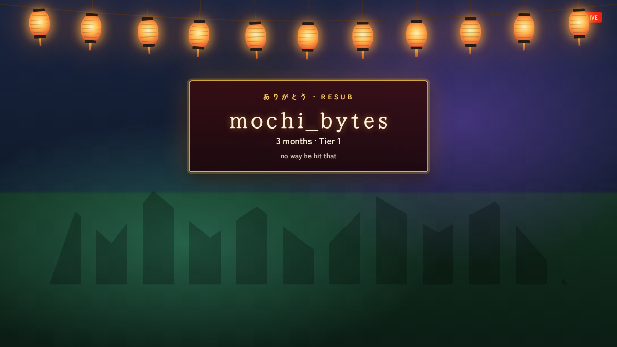 Lantern Festival Alerts overlay preview