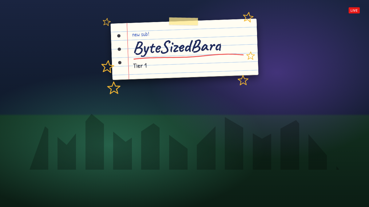Notebook Doodle Alerts — alert box overlay preview over a stream scene