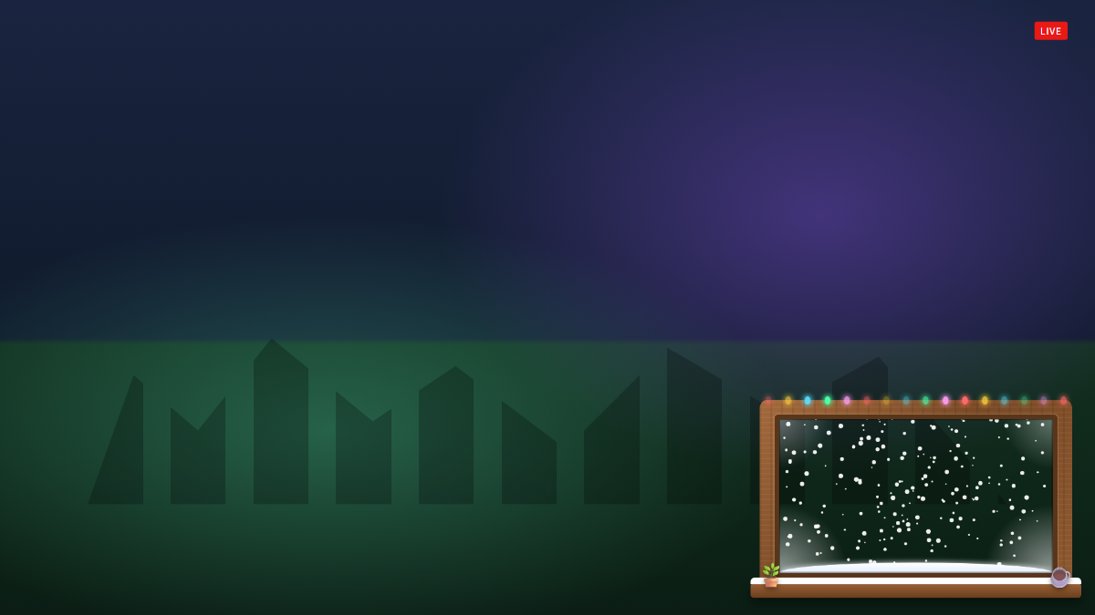 Cozy Window Cam Frame — webcam frame overlay preview over a stream scene